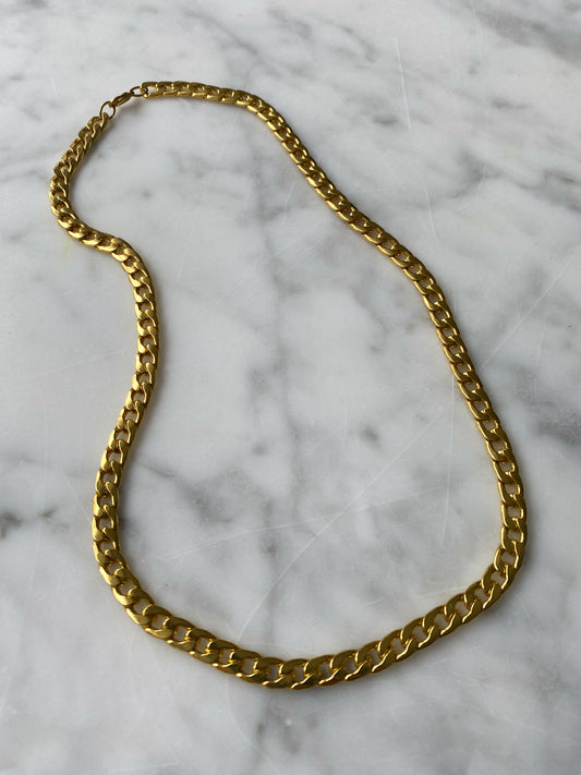 Gold-Tone Chain Necklace