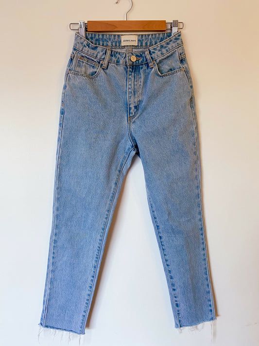 Abrand Jeans Size 25 High-Rise Slim-Leg Jeans