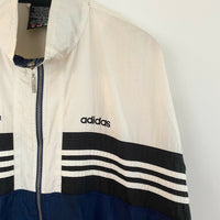 Men's Adidas Size Extra Large Navy and Cream Jacket