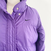 Nike Large Purple Padded Down Jacket