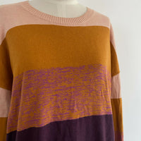Women's Gorman Size 10 Striped Cotton Pullover