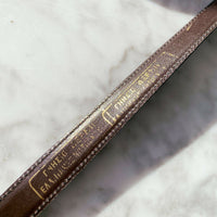 Chocolate Leather Belt