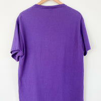 Men's Size L Purple Hattitude Cotton Print T-Shirt