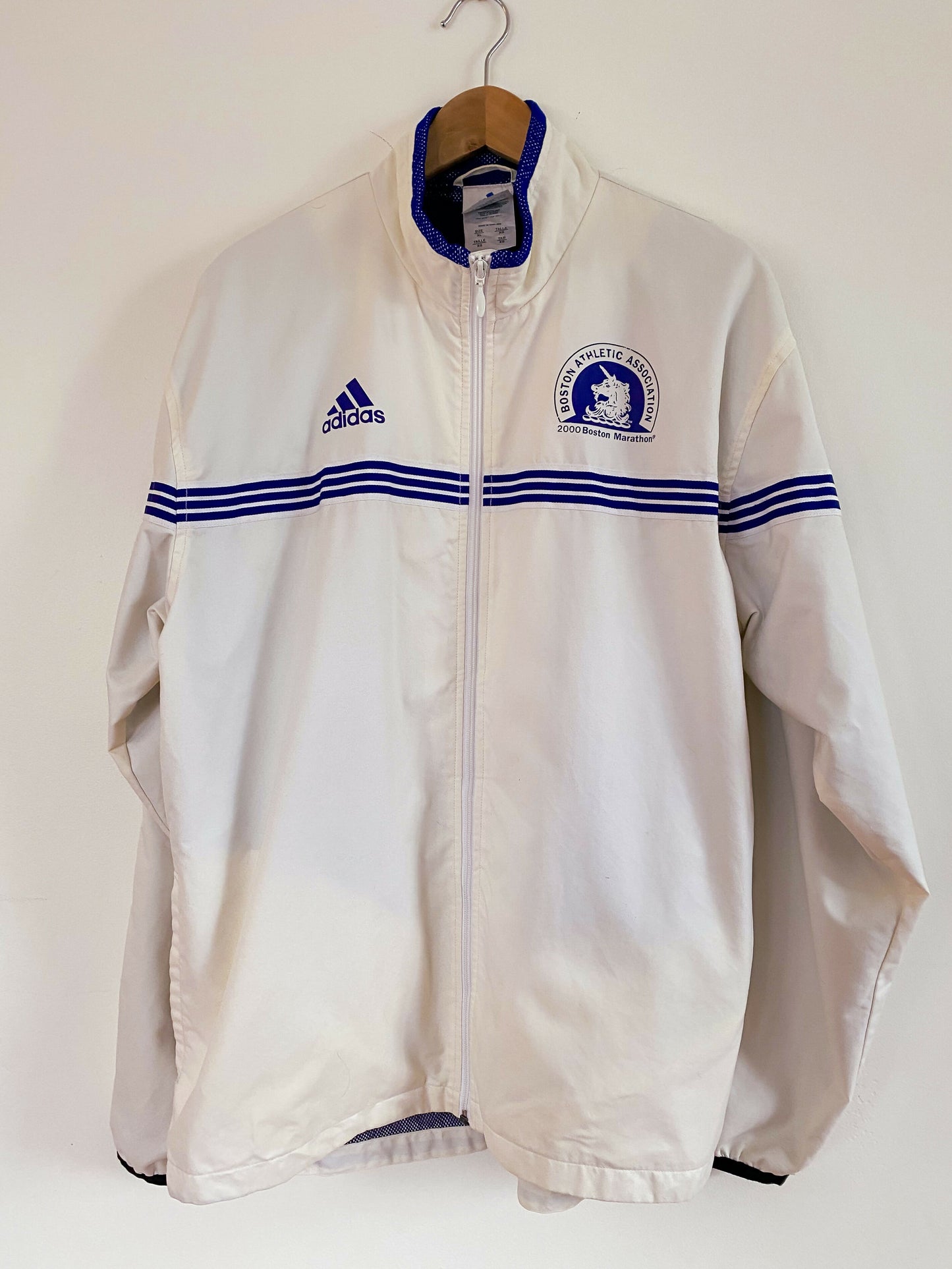 Men's Vintage Adidas Boston Athletic Association 2000 Boston Marathon Size XL Jacket