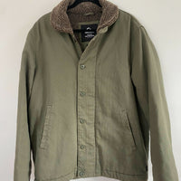 Men's Quicksilver Size Large Khaki Jacket