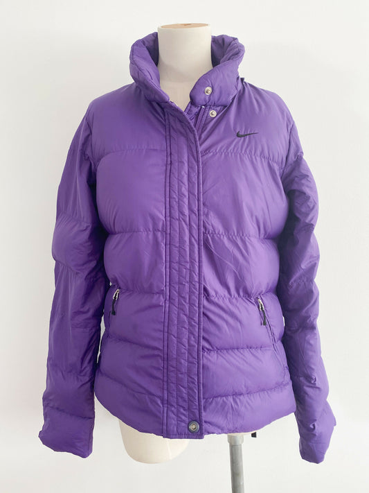 Nike Large Purple Padded Down Jacket