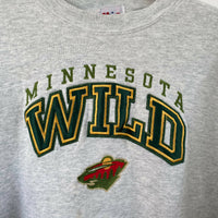 Men's USA Sport Club Minnesota Wild Size Large Grey Marle Sweatshirt