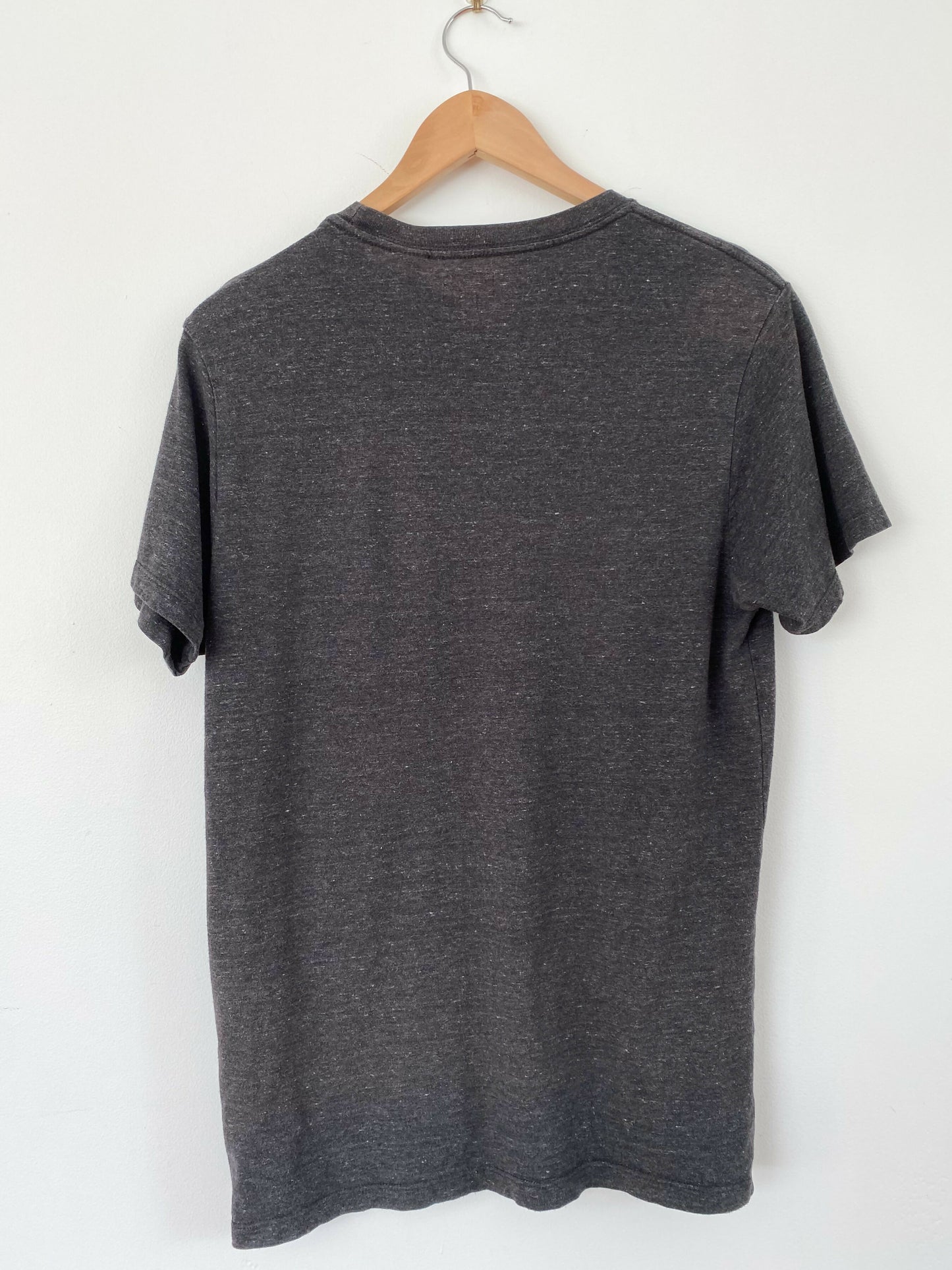 Men's Levi's Size M Dark-Grey Marle Cotton-Blend Print T-Shirt