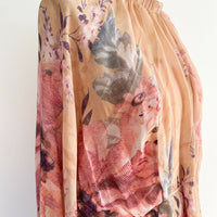 Fate +Becker Size 16 Gathered Floral-Print Midi Dress