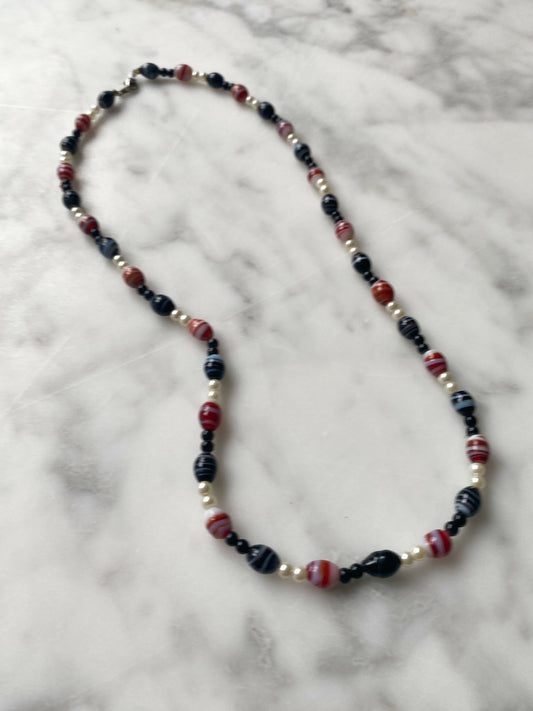 Multicoloured Beaded Necklace