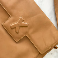 Paloma Picasso Beige Leather Shoulder Bag