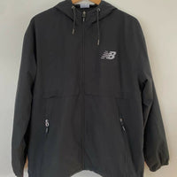 Men's New Balance Size XL hooded Black Sports Jacket