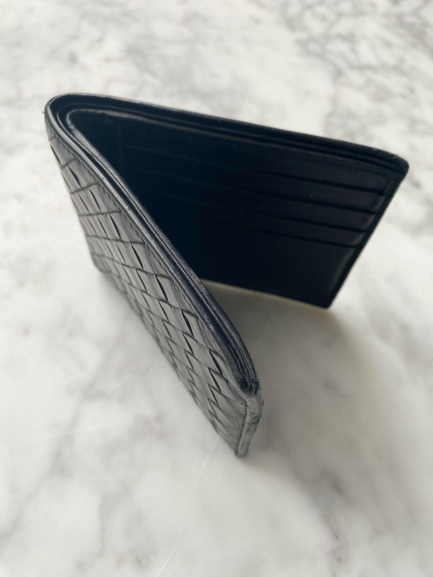 Bottega Veneta Men's Intrecciato Leather Wallet