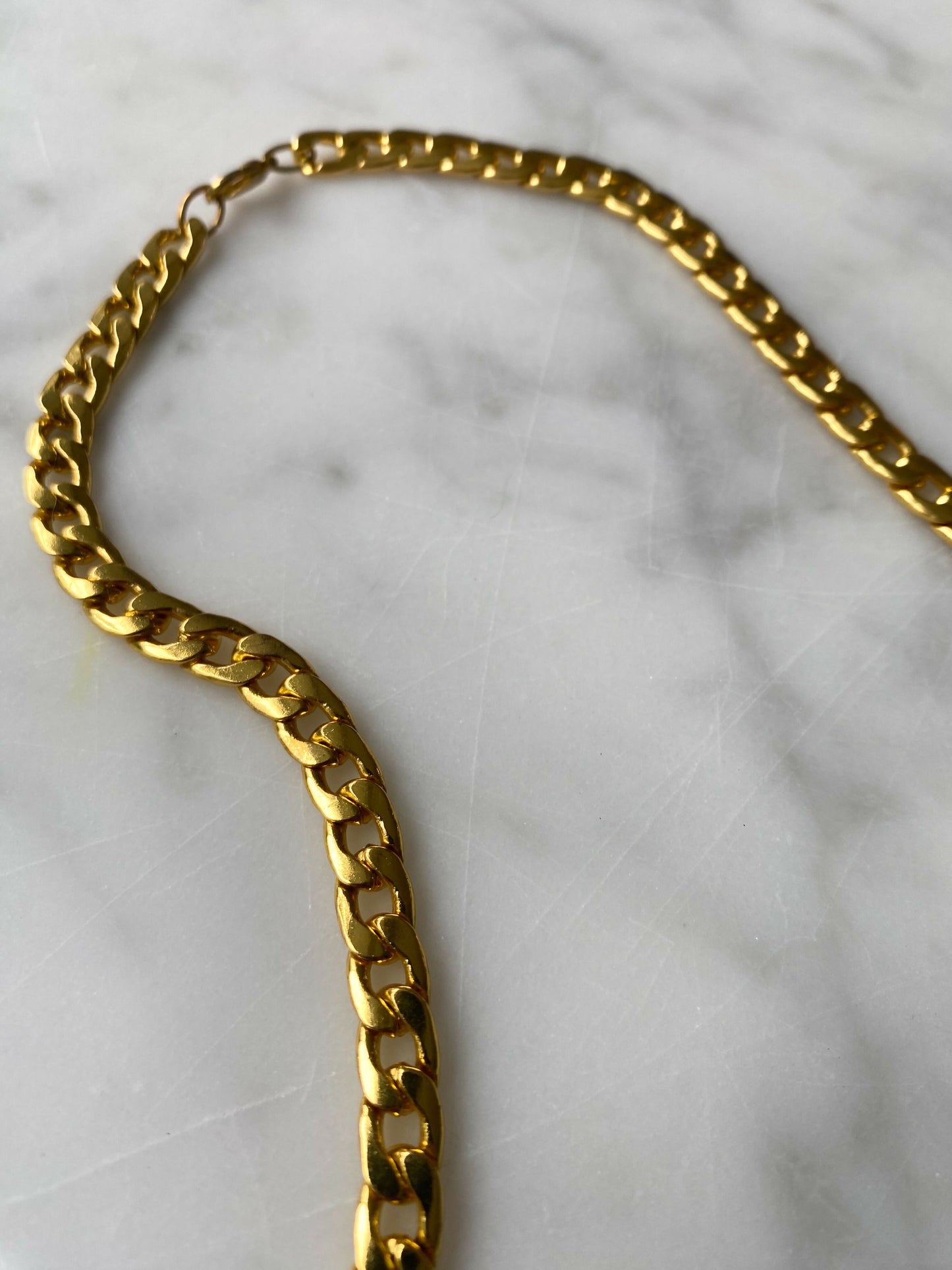 Gold-Tone Chain Necklace