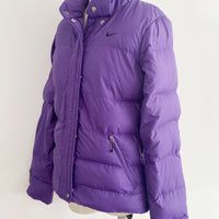 Nike Large Purple Padded Down Jacket