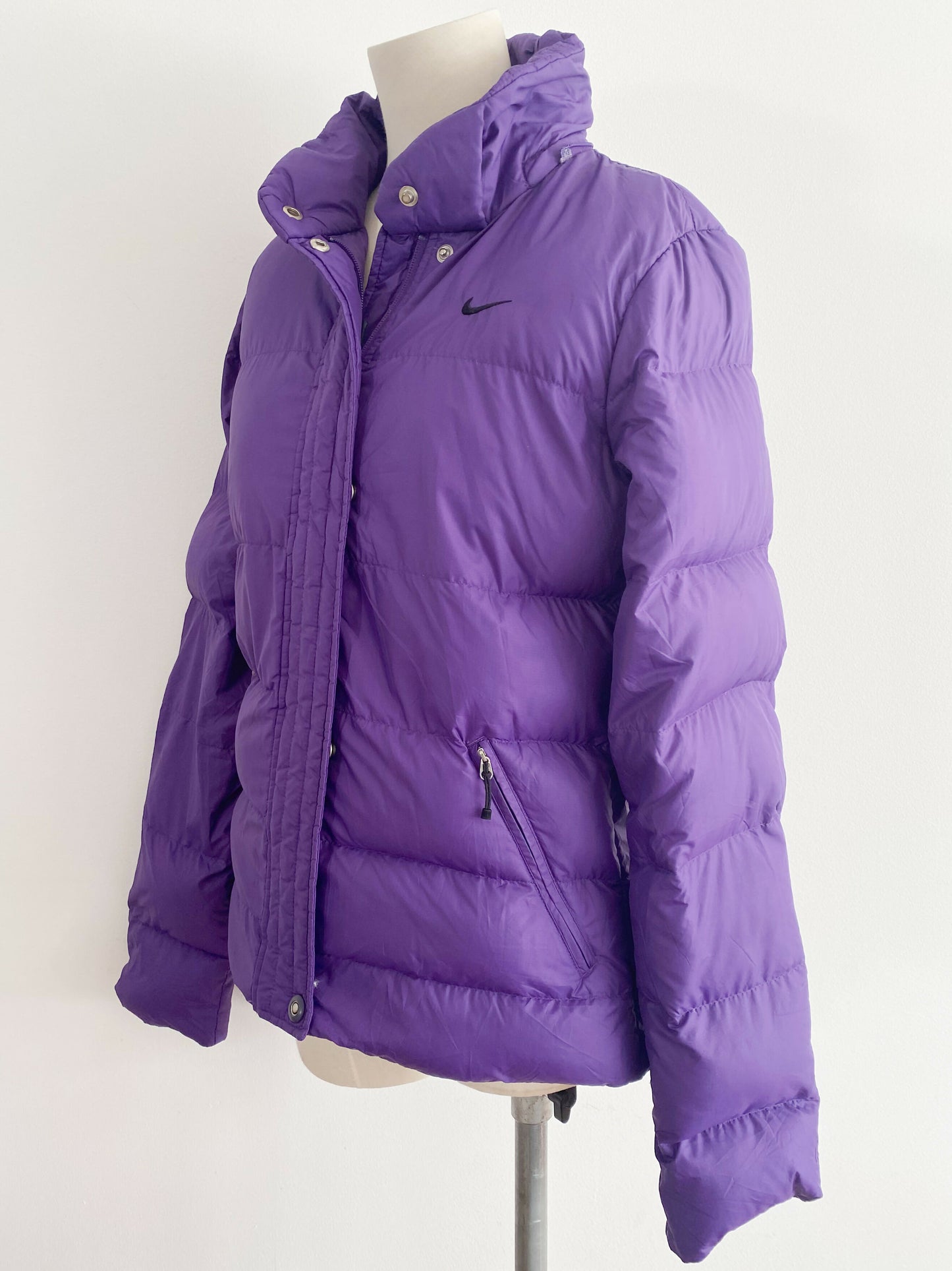 Nike Large Purple Padded Down Jacket