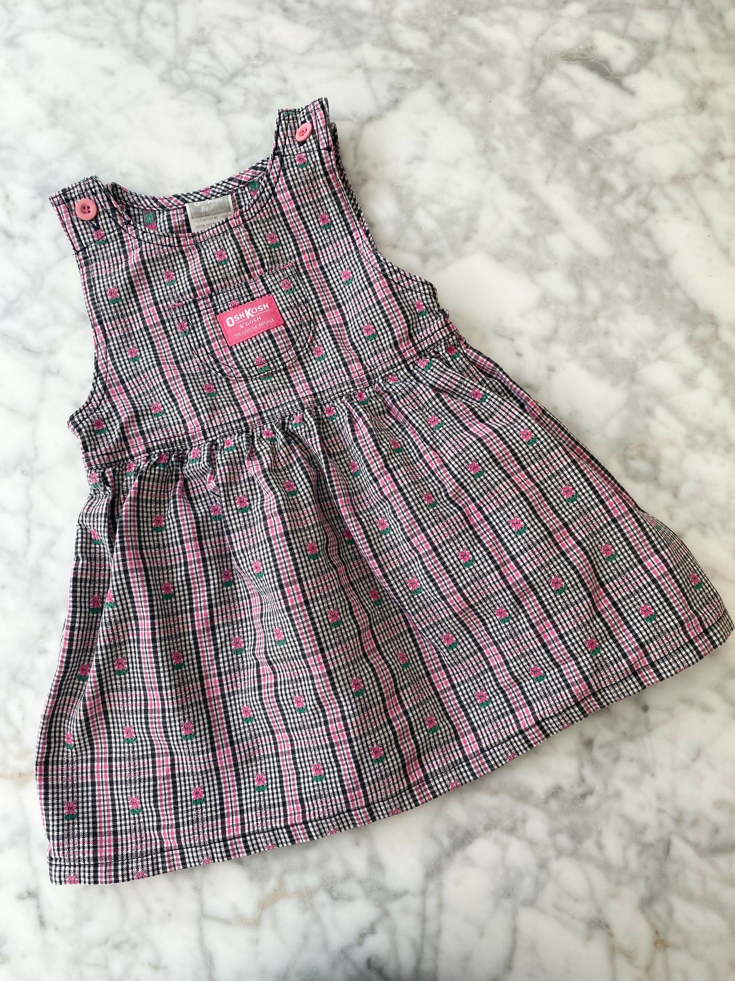 Kids' OshKosh B'gosh Size 2 Cotton Check Dress