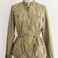 Tommy Hilfiger Small Army-Green Cotton Jacket