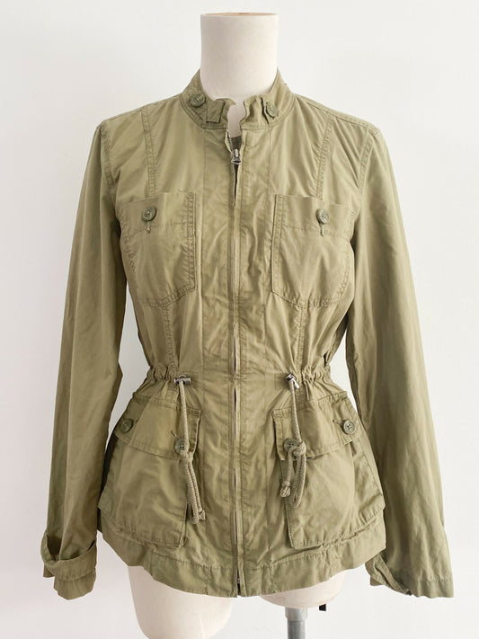 Tommy Hilfiger Small Army-Green Cotton Jacket