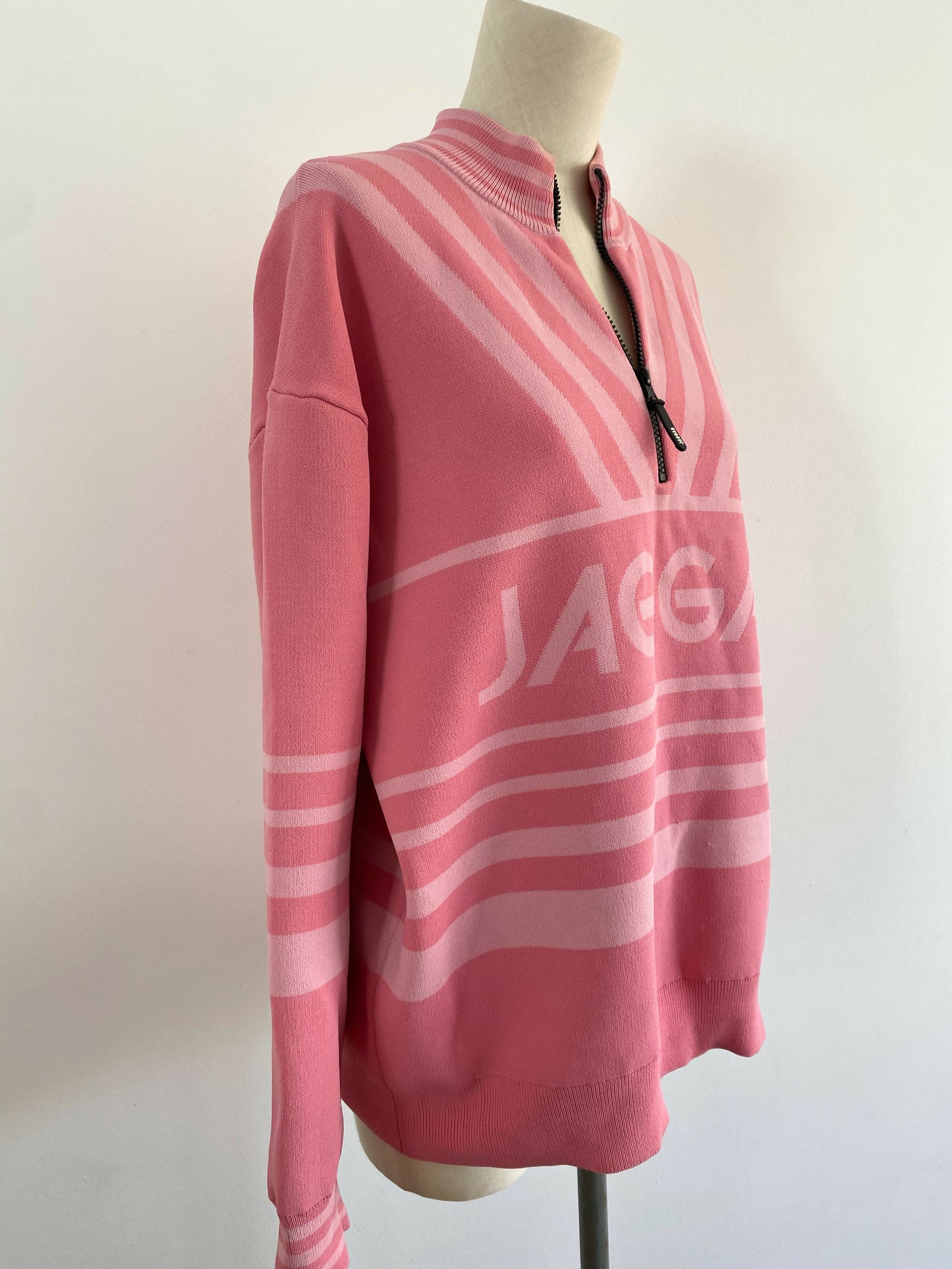 Women's Size M Jaggad Pink Knit Jumper