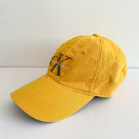 Men's Calvin Klein Jeans Adjustable Yellow Cotton Cap