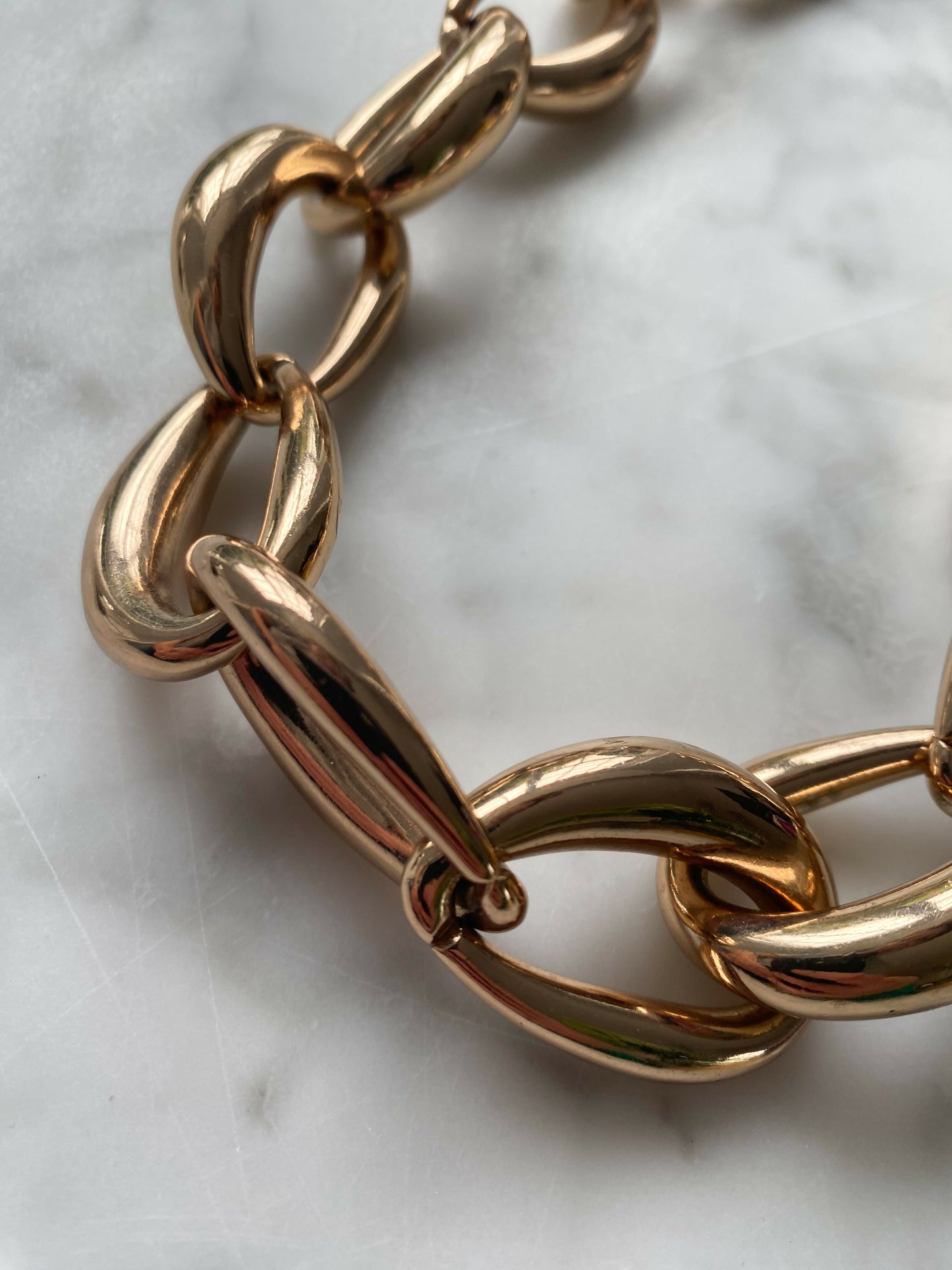 Chunky Gold-Tone Chain Necklace