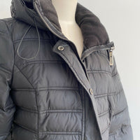 Women's Superdry Size 12 Padded Black Jacket