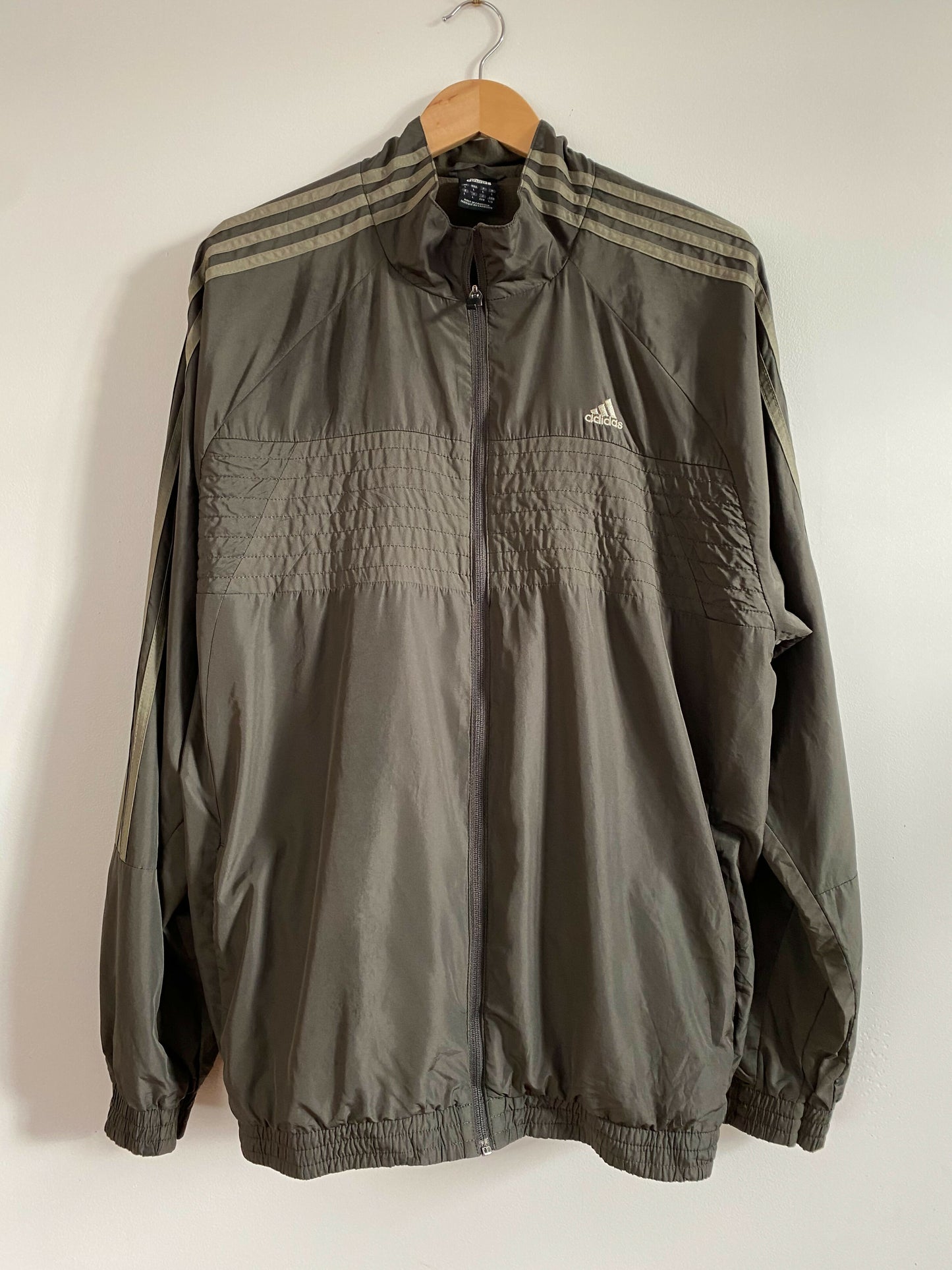 Men's Adidas Army-Green Size L Jacket