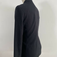 Oscar by Oscar de la Renta Size 6-8 Pinstripe Navy Blazer