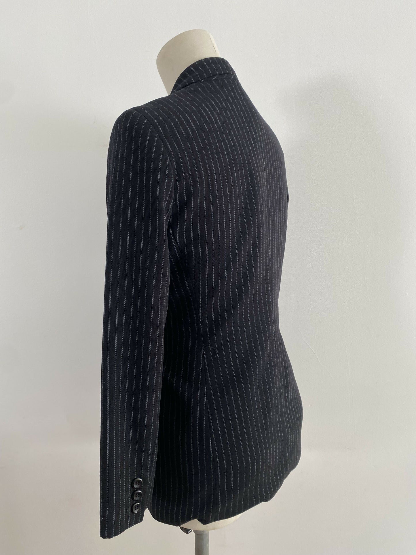 Oscar by Oscar de la Renta Size 6-8 Pinstripe Navy Blazer