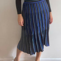 Women's Zara Size S Striped Lurex Skirt