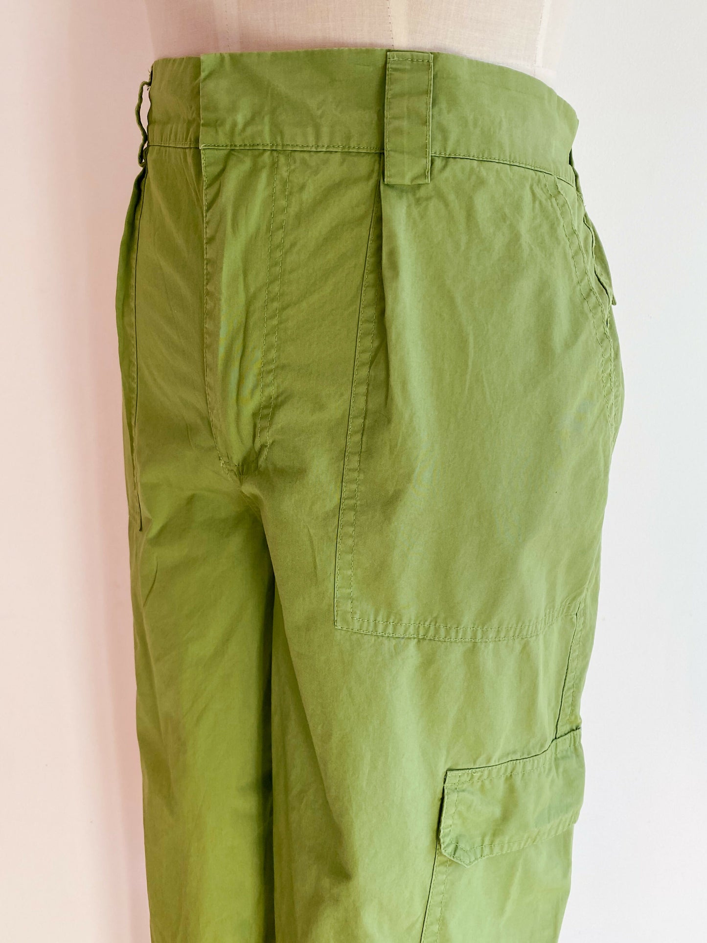 Cotton On Green Cotton Cargo Pants