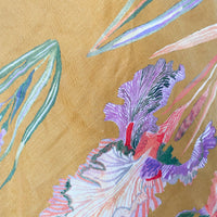 Gorman Size 12 Linen Floral-Print Midi Skirt