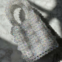 White Beaded Bag