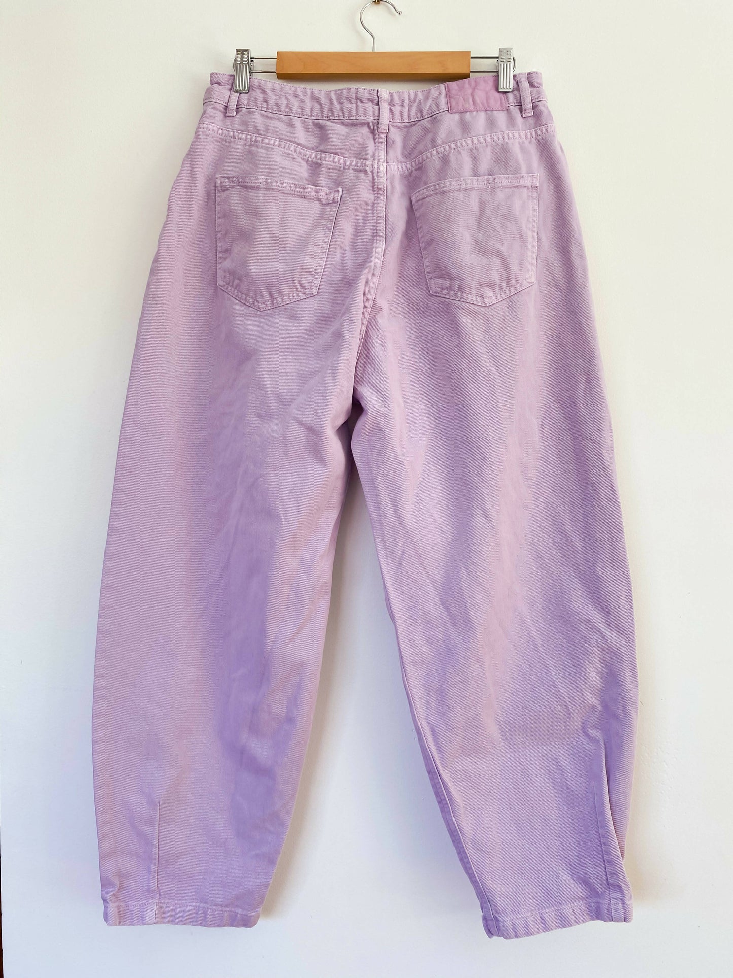 Zara Size 10 Purple Denim Jeans