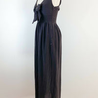 Fleur Wood Black Maxi Dress
