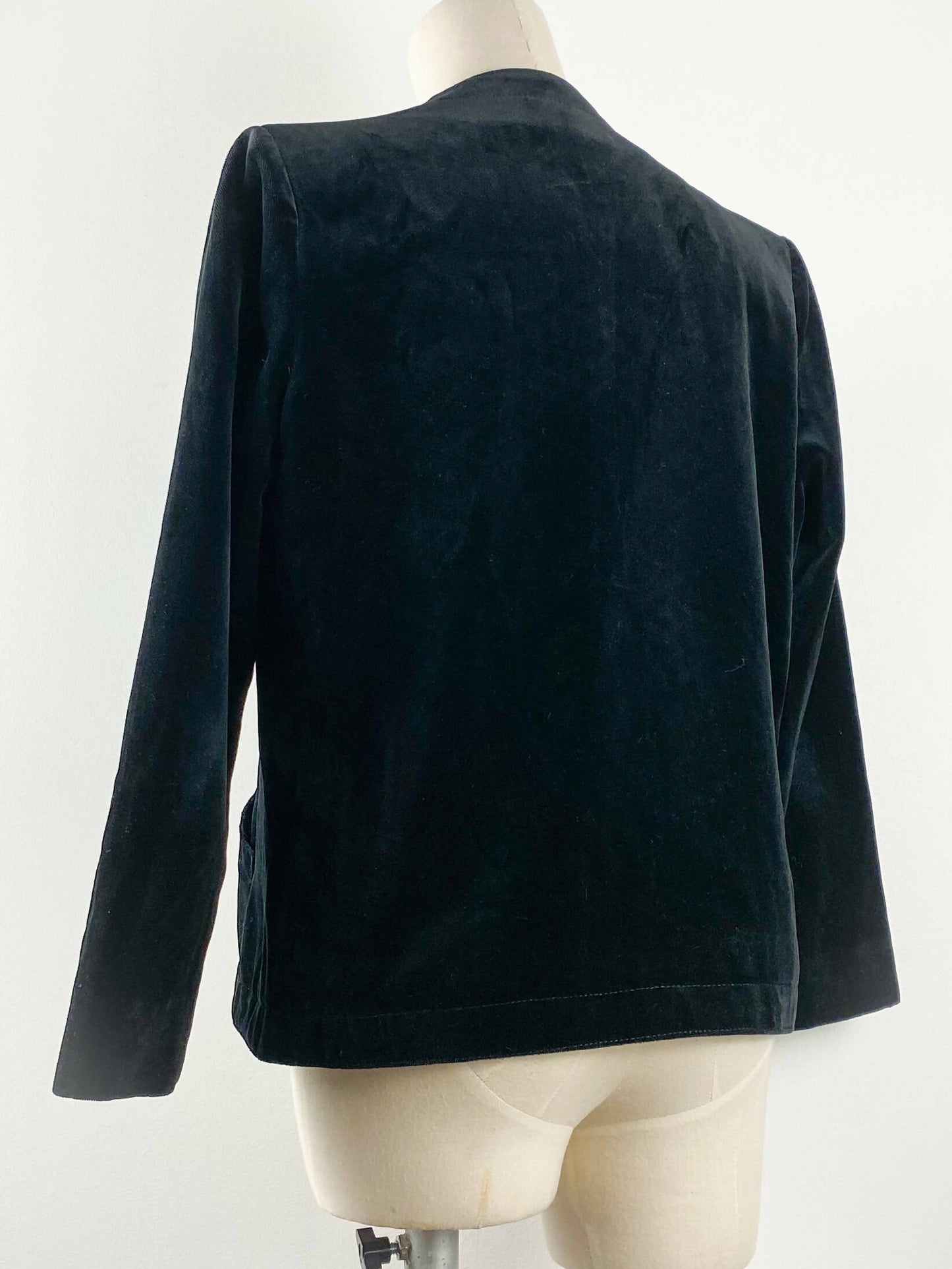 Size 8-10 Black Velvet Jacket