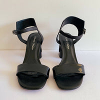 Martini Marco Size 39 Black Leather Sandals