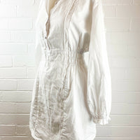 Legoe.Heritage Size 10 White Cotton Dress