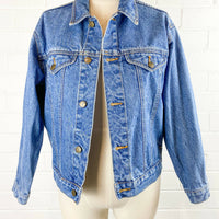 Warner Bros Size L Looney Tunes Embroidered Denim Jacket
