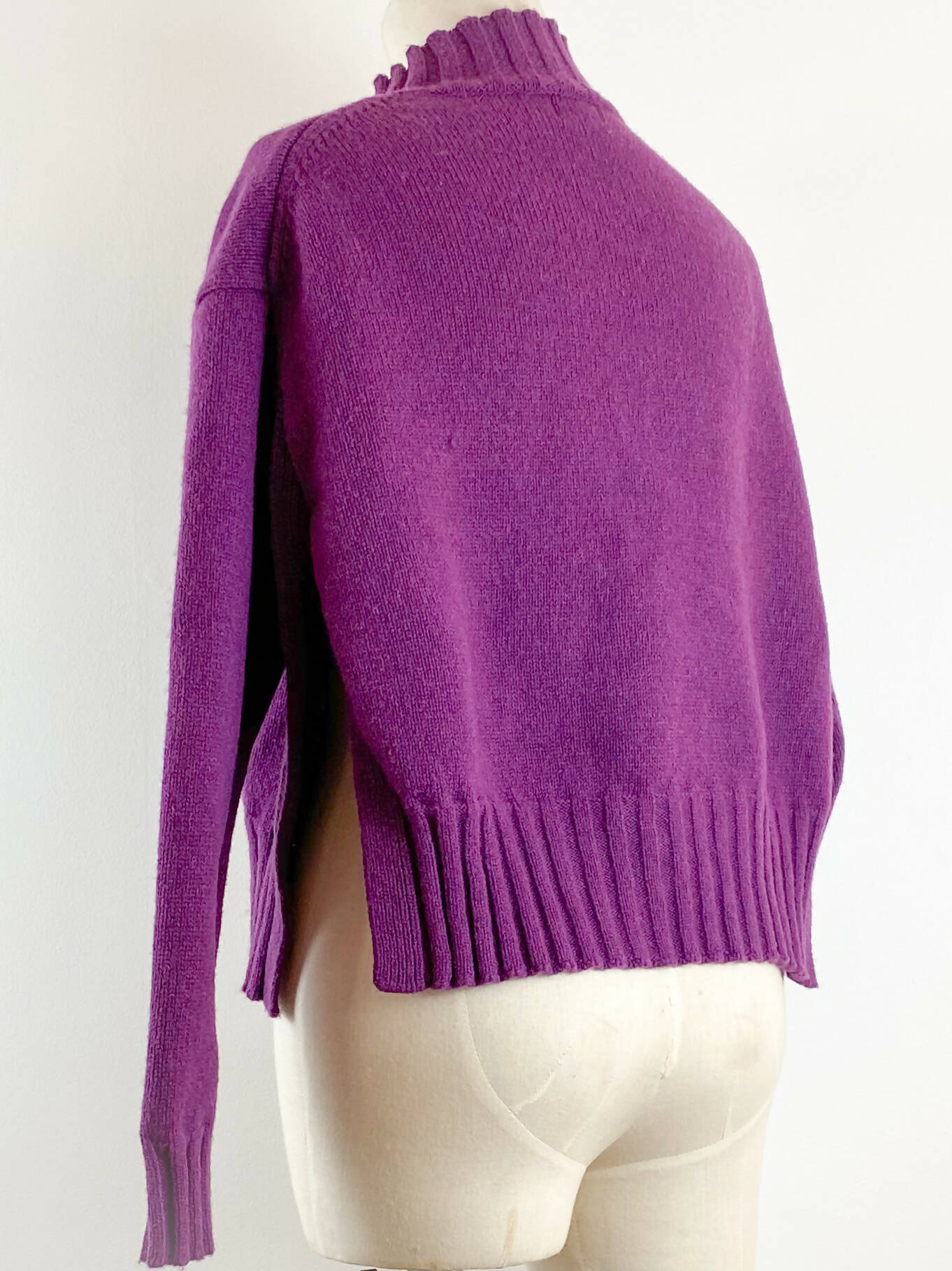 Gorman Size 6 Purple Lambswool Sweater