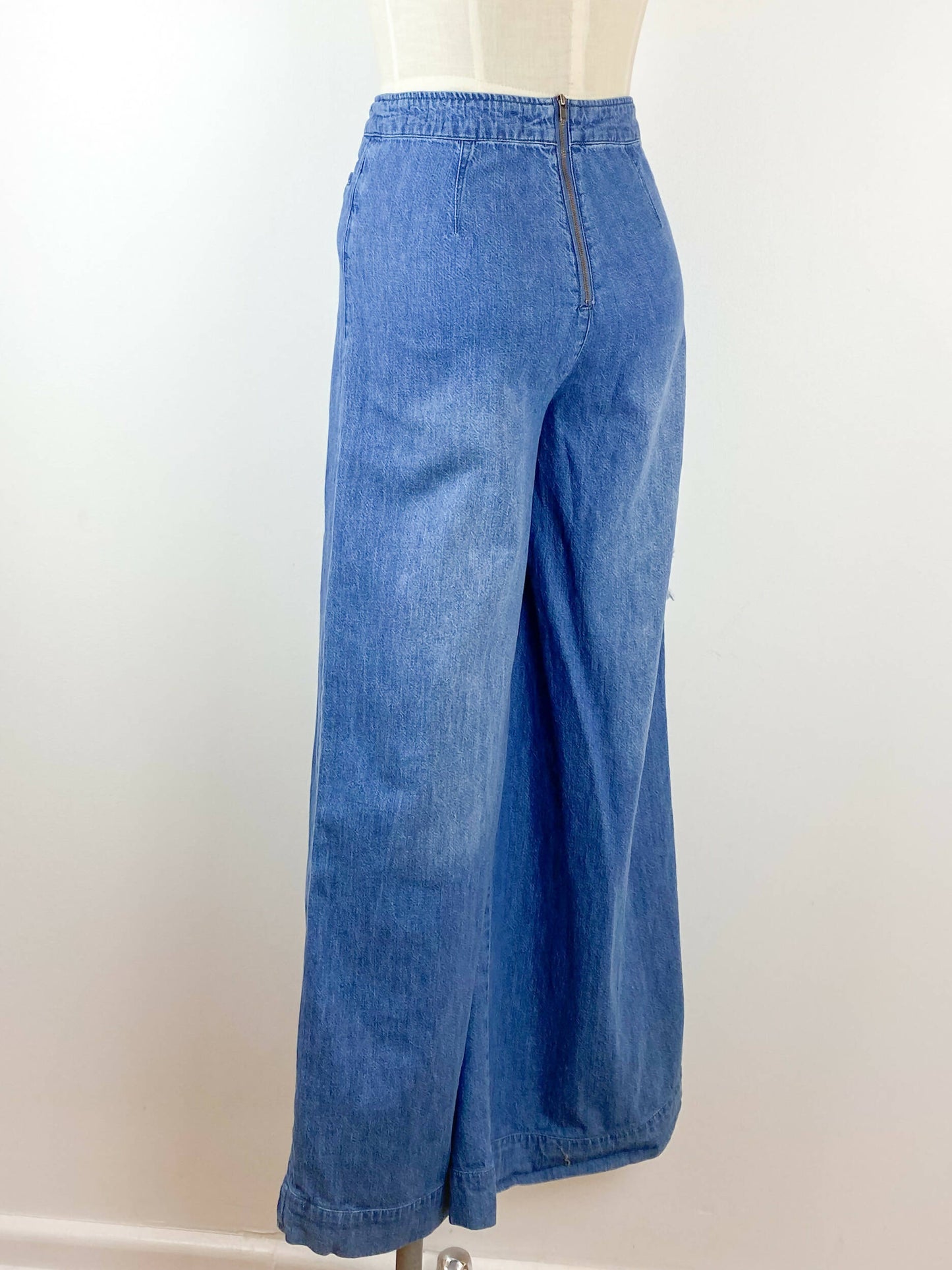 sass and bide Size 38 Flared Frayed Denim Jeans