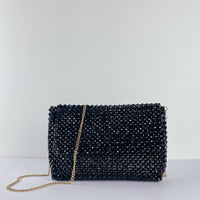 Black Beaded Bag