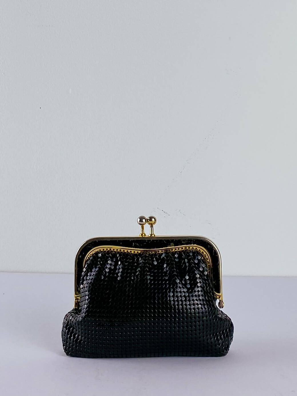 Glomesh Black Chainmail Coin Purse