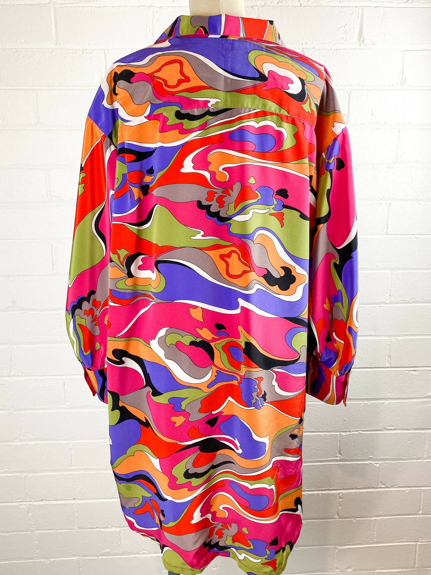 Size XL Multicoloured Print Shirt