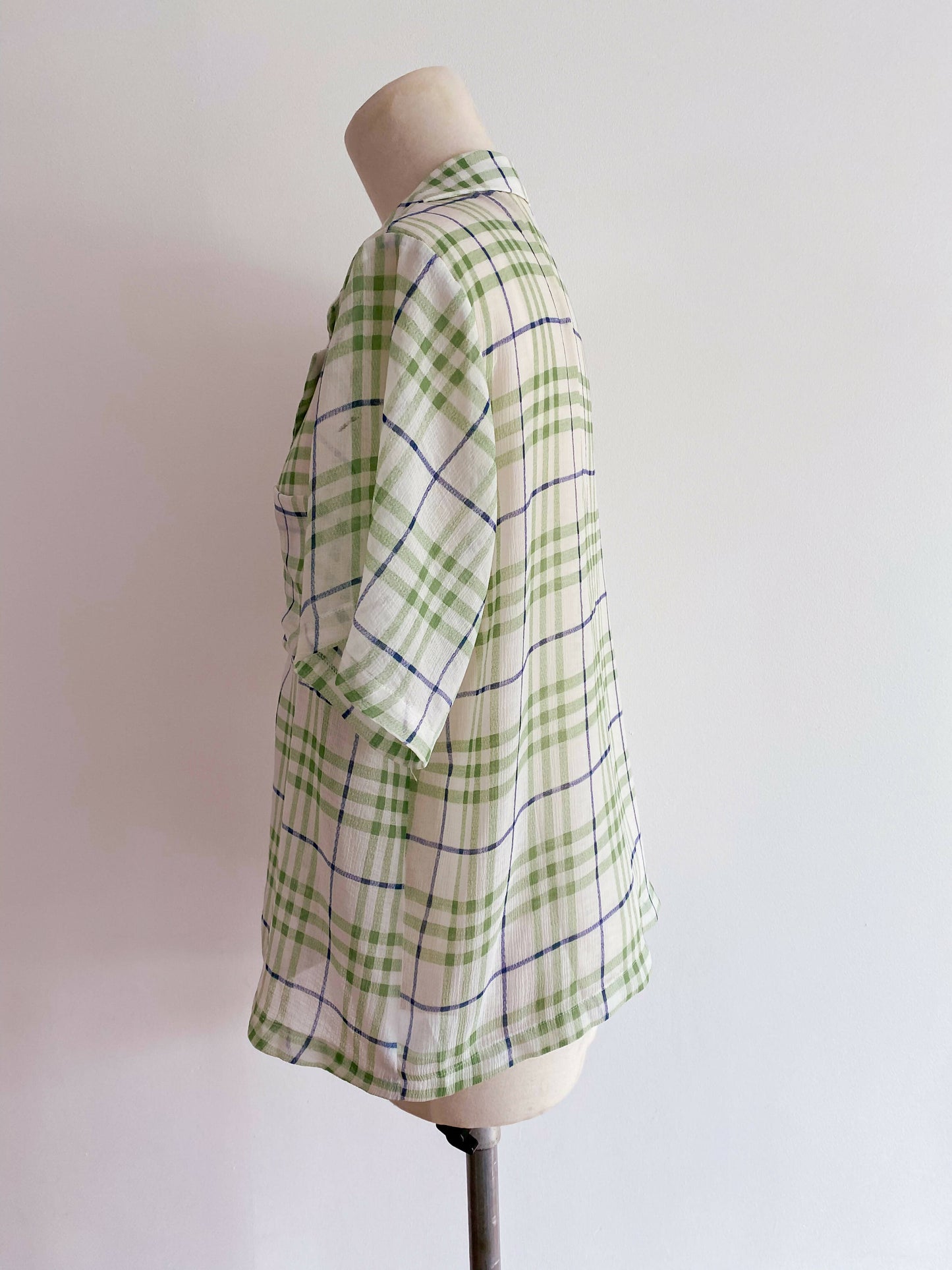 Size 10 Sheer Check Shirt