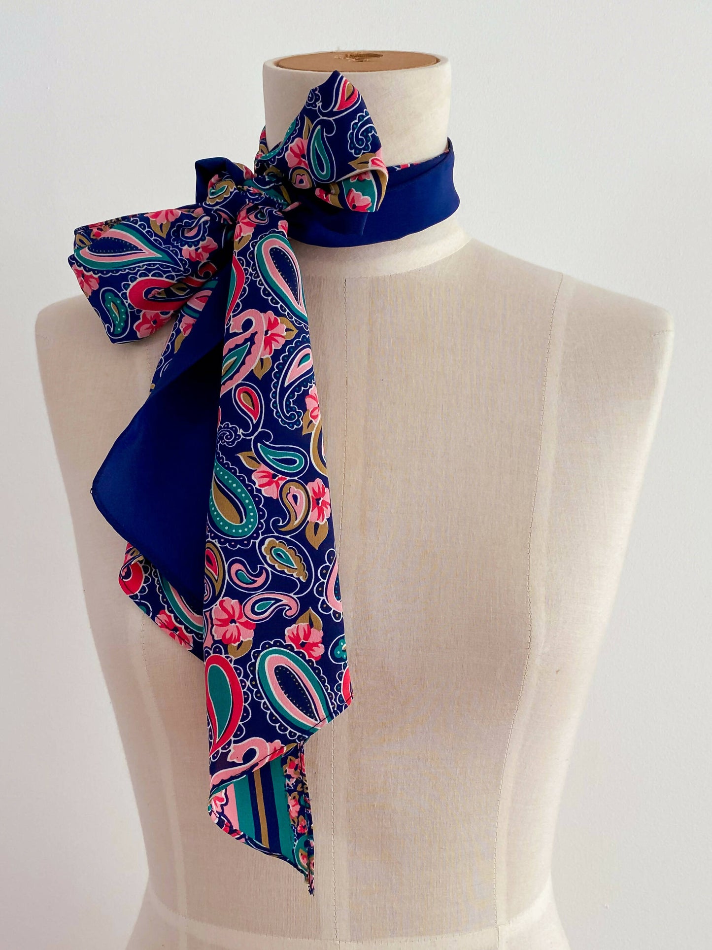 Multicoloured Paisley Scarf