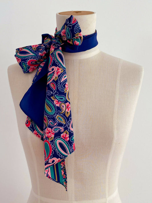 Multicoloured Paisley Scarf