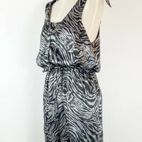 Shivam Metallic Animal-Print Jumpsuit