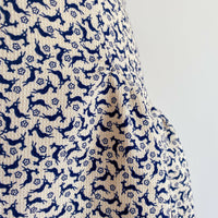 Karen Walker Size 2 (AU 6) Cotton-Blend Printed Mini Skirt